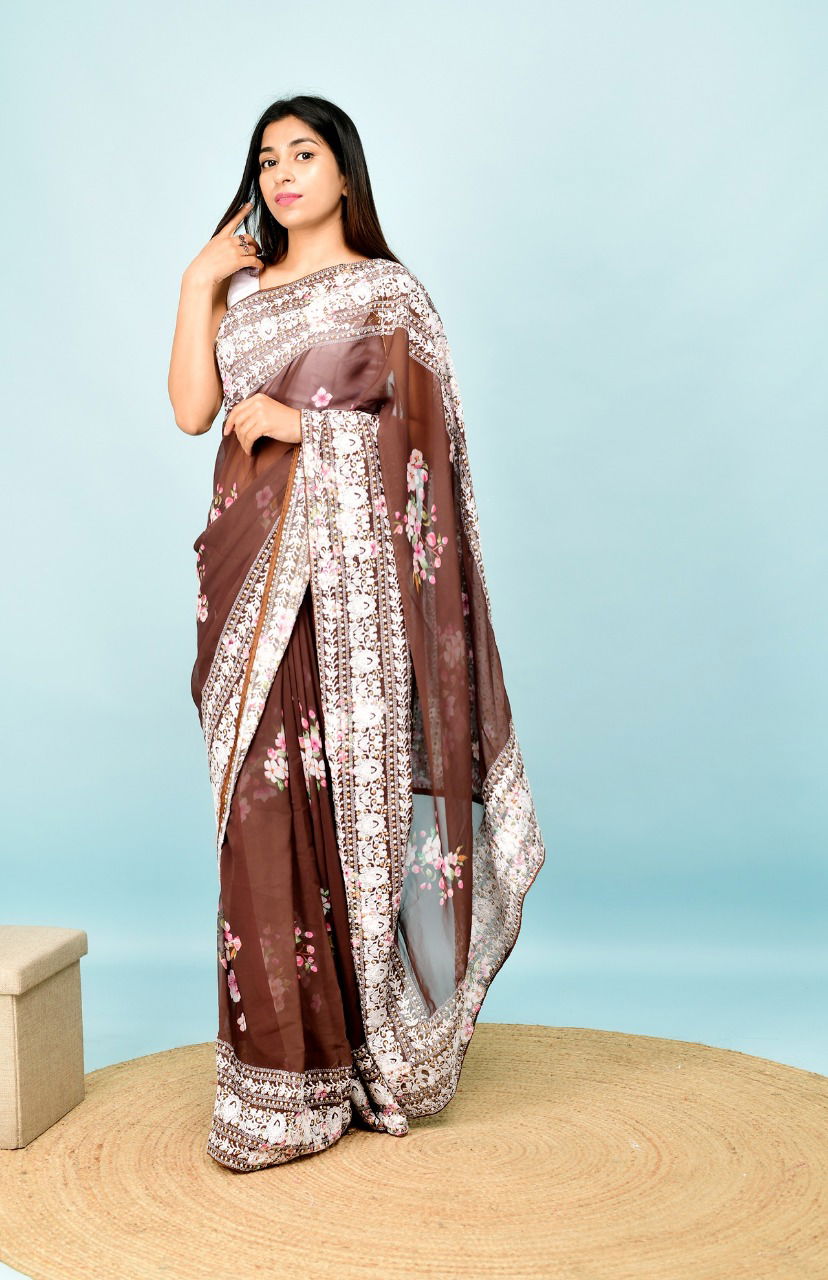 Nakshatra Party Wear Designer Wholesale Saree Collection